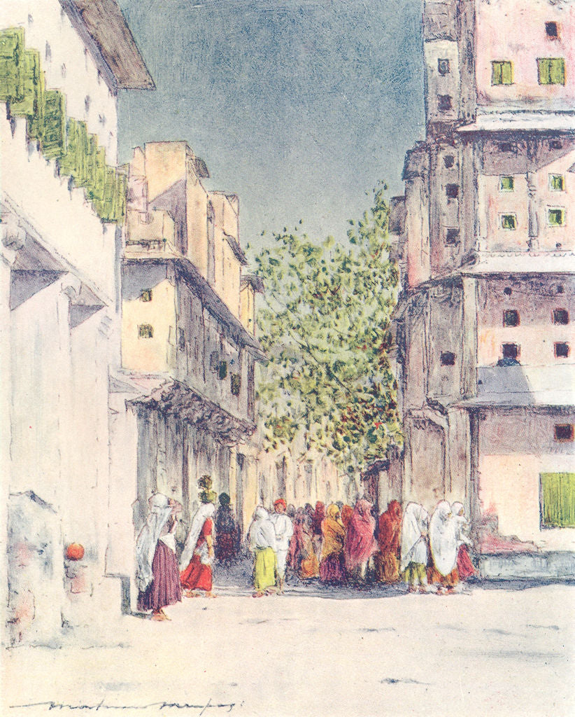 INDIA. Through Delhi 1905 old antique vintage print picture